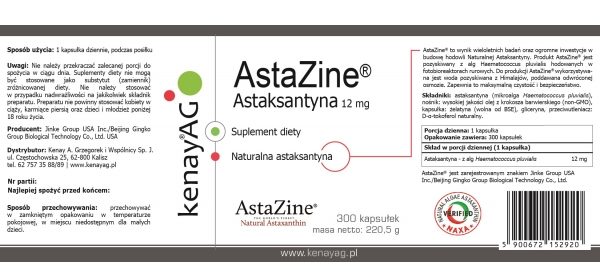 Astaksantyna 12 mg